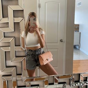 Forever 21 paper bag shorts